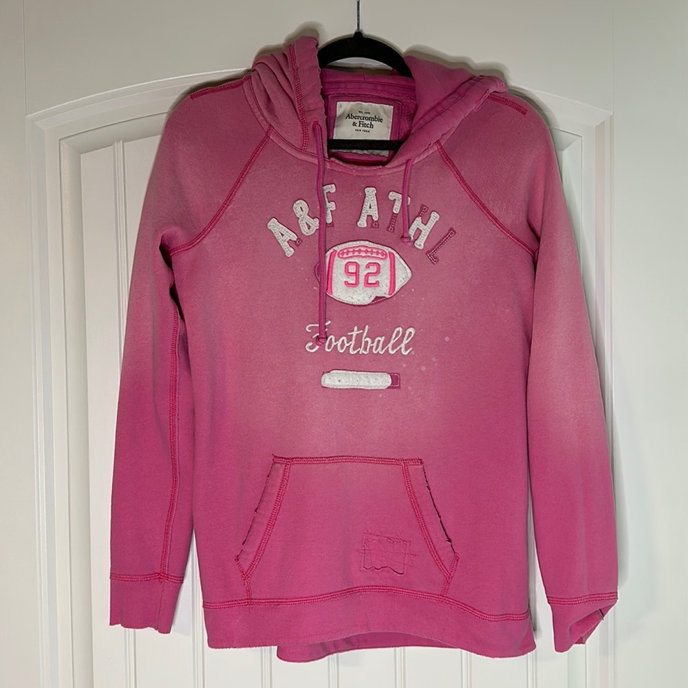Abercrombie & Fitch Pink Washed Hoodie